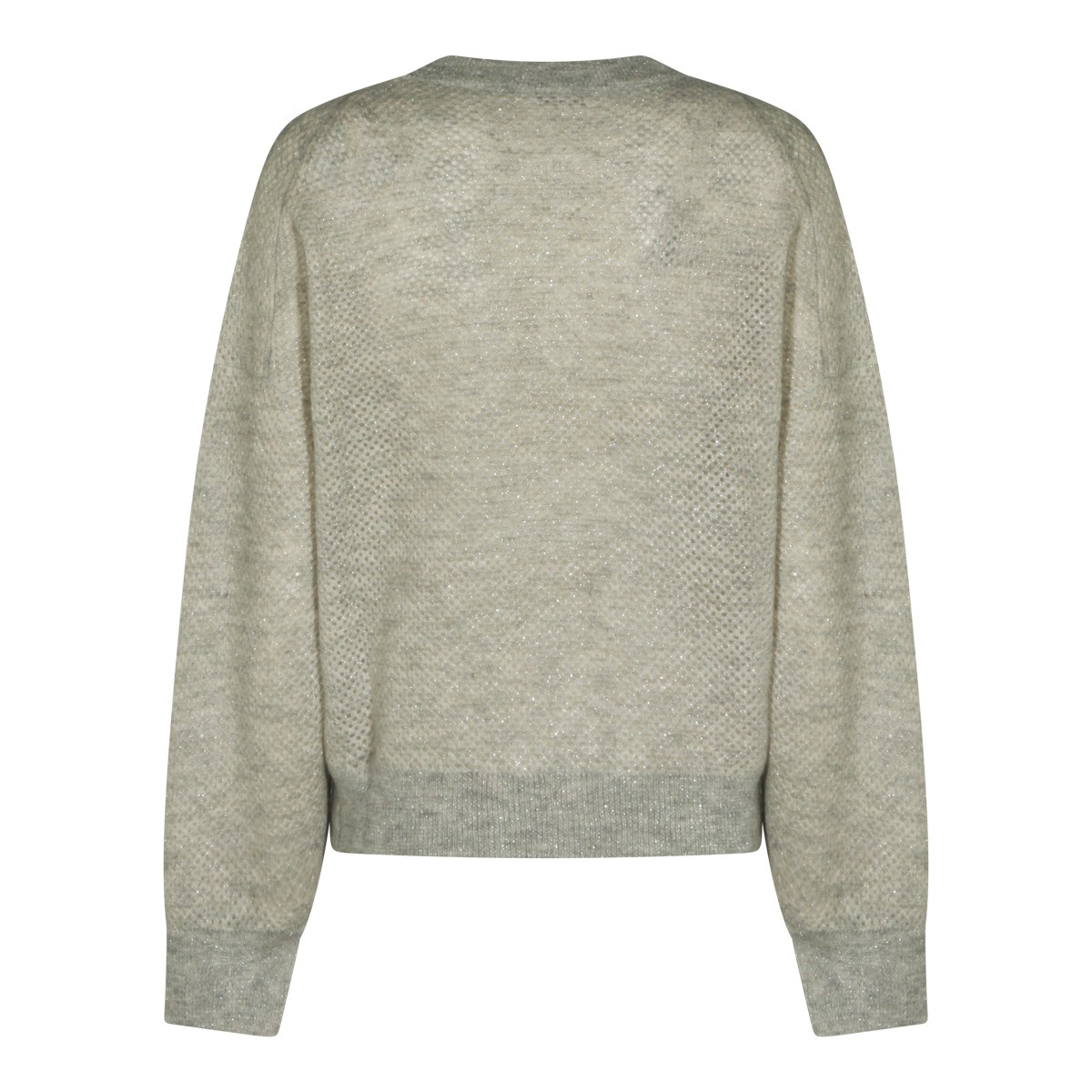 GREY WOOL KNITWEAR