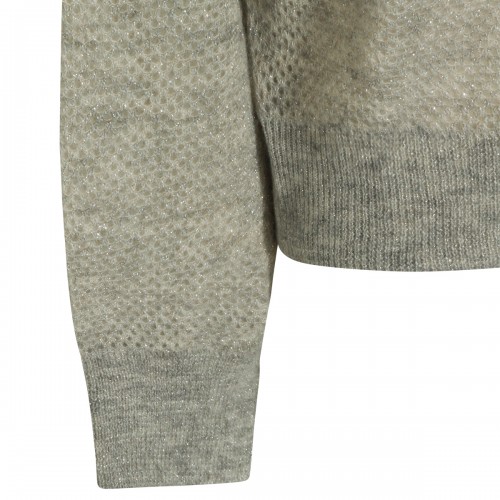 GREY WOOL KNITWEAR