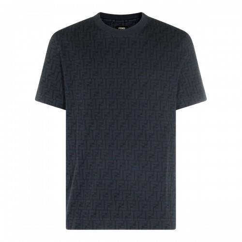 BLUE COTTON T-SHIRT