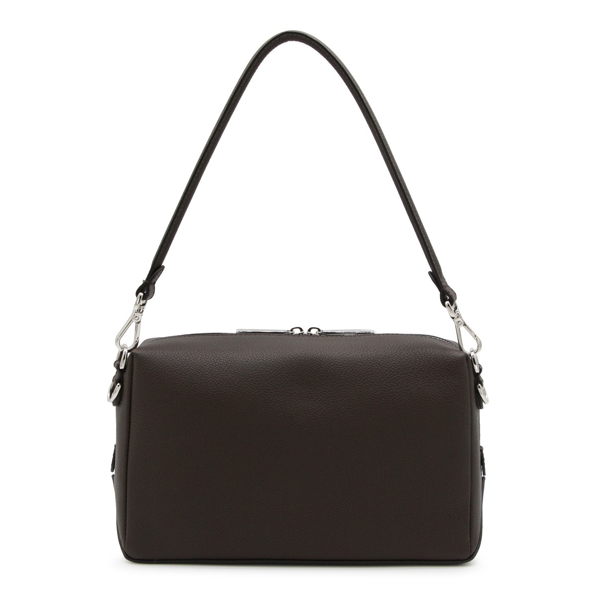 DARK BROWN LEATHER LUI MEDIUM...