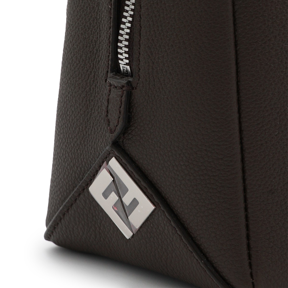 DARK BROWN LEATHER LUI MEDIUM...