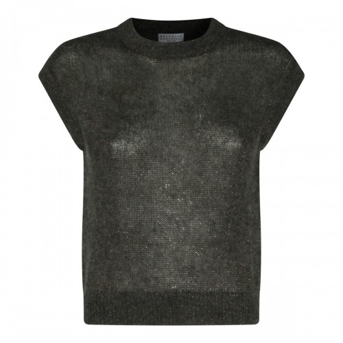 DARK GREY WOOL KNITWEAR
