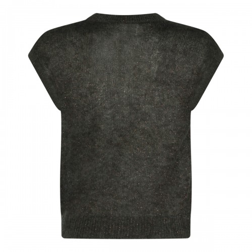 DARK GREY WOOL KNITWEAR