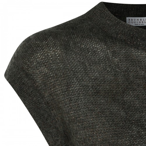 DARK GREY WOOL KNITWEAR