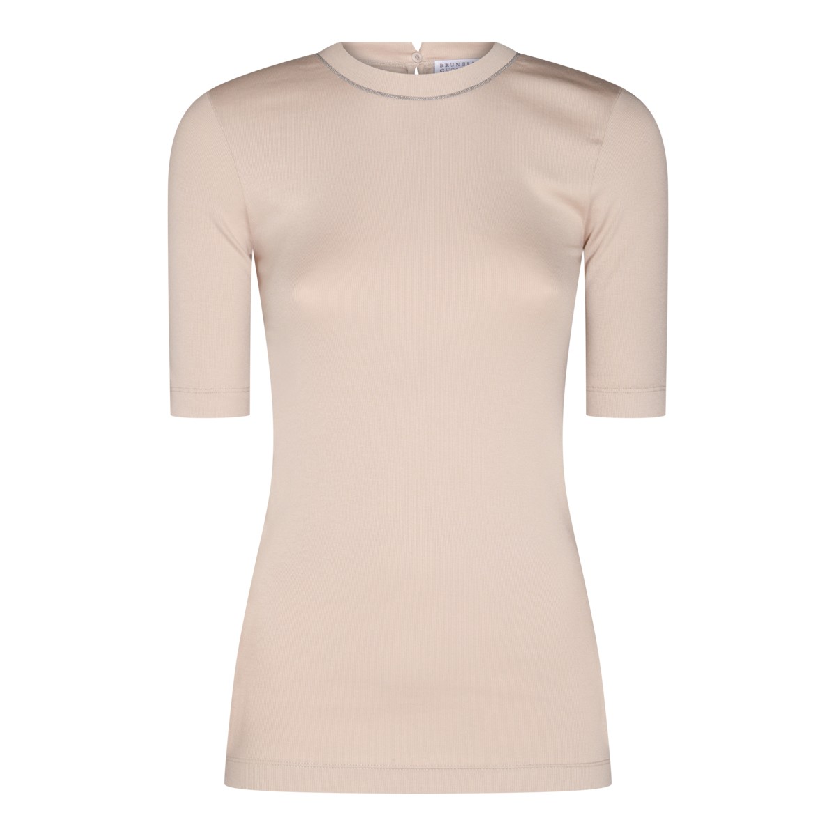 BEIGE COTTON KNITWEAR