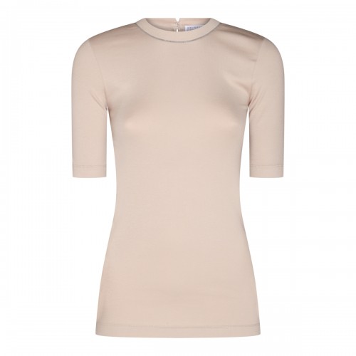 BEIGE COTTON KNITWEAR
