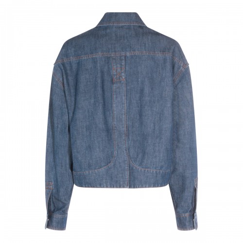 BLUE COTTON DENIM JACKET 2