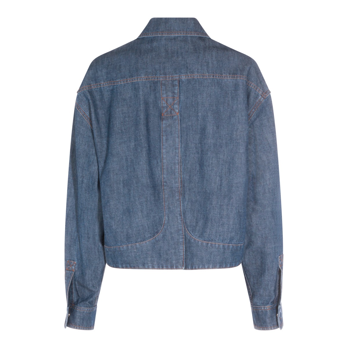 BLUE COTTON DENIM JACKET