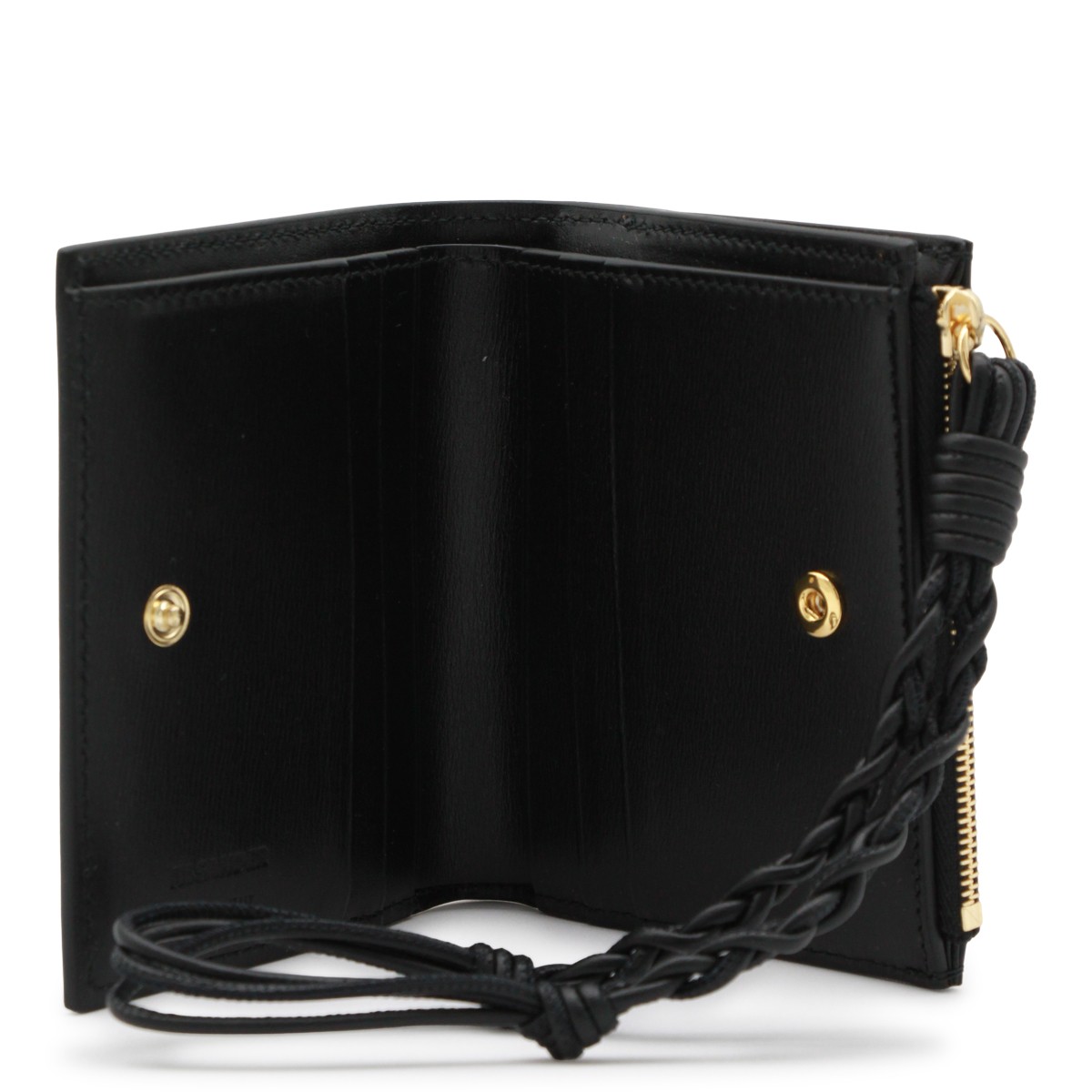 BLACK LEATHER WALLET