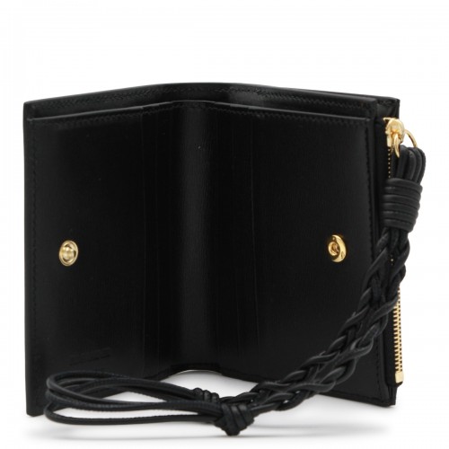 BLACK LEATHER WALLET