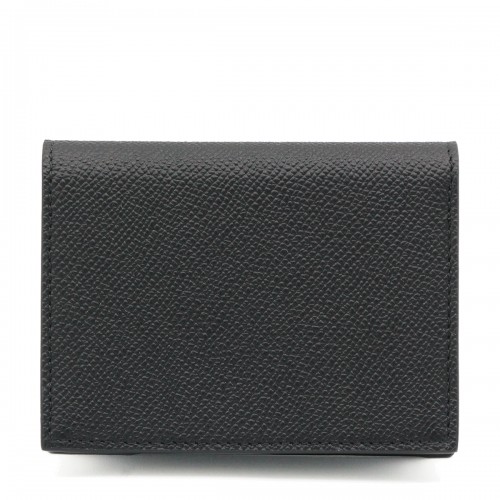 BLACK LEATHER CARD HOLDER