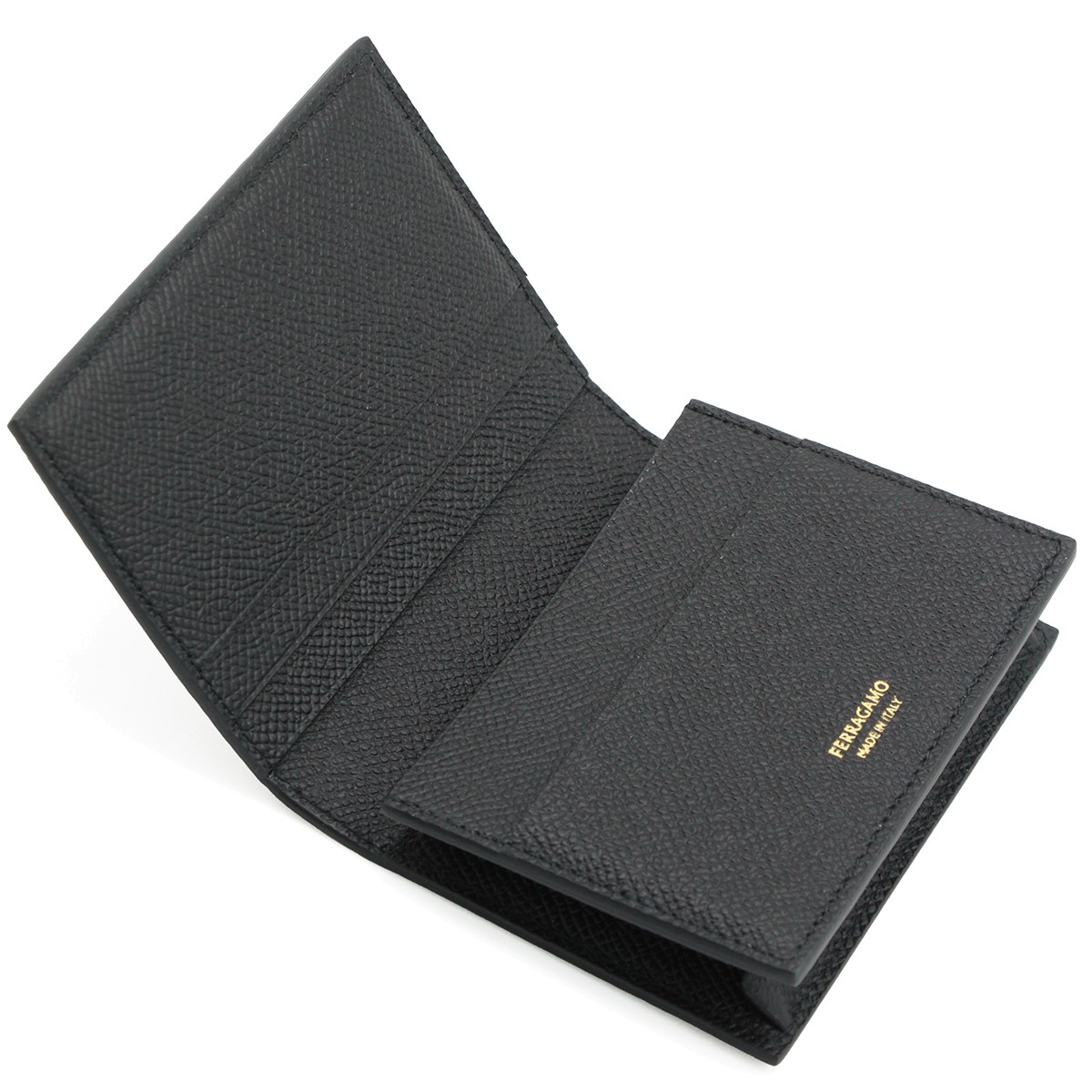 BLACK LEATHER CARD HOLDER