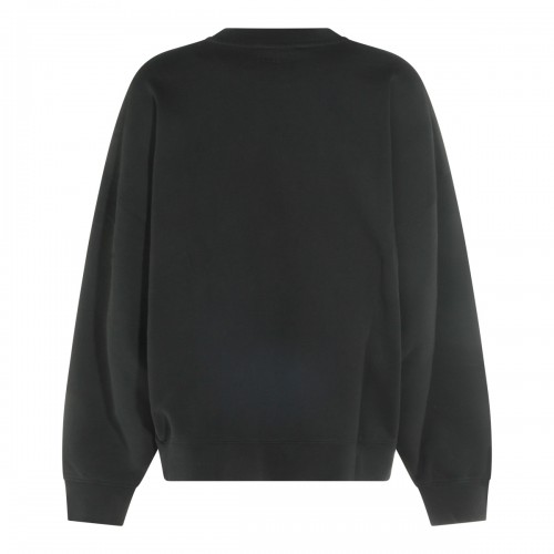 BLACK COTTON MILES COLLEGIATE SWEATSHIRT