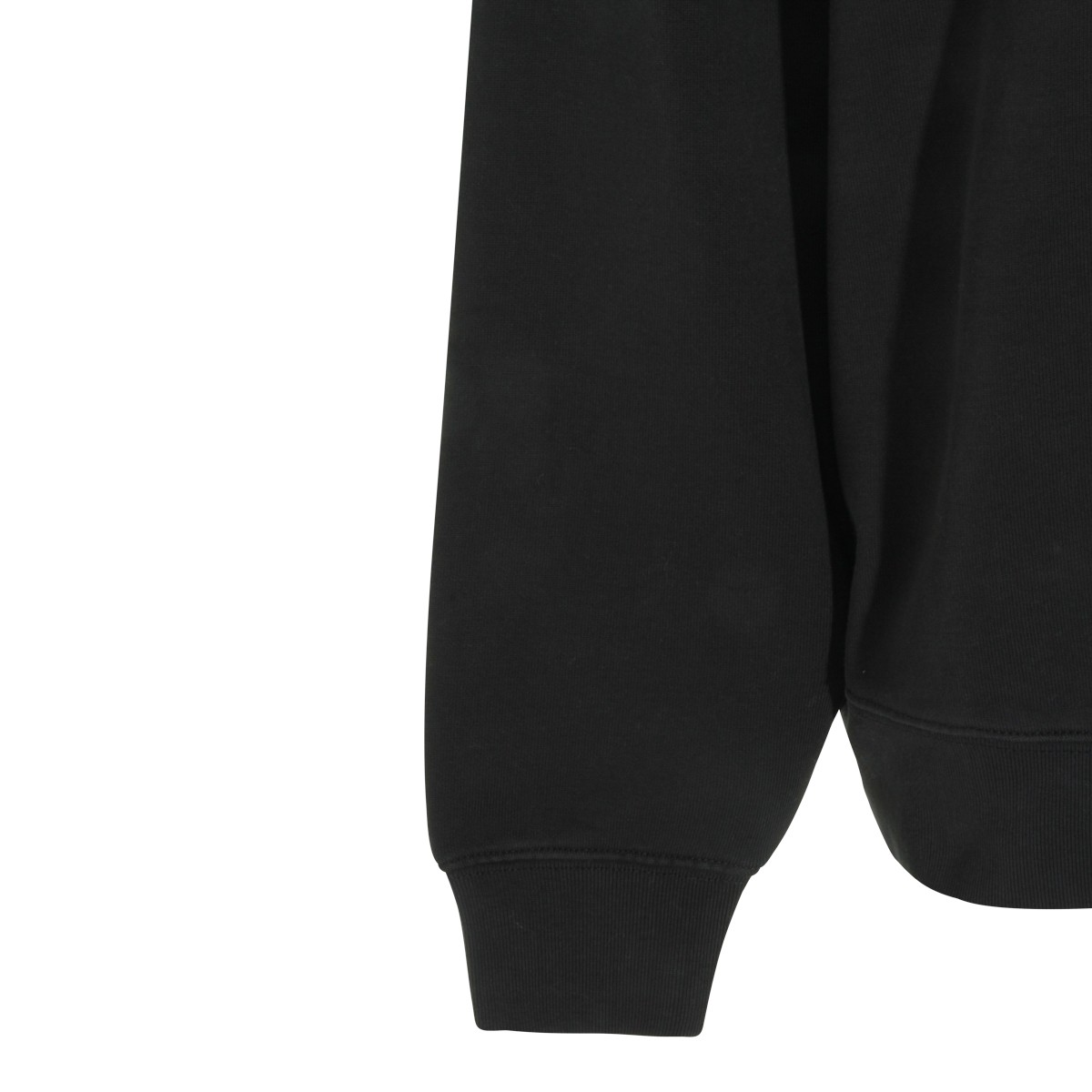 BLACK COTTON MILES COLLEGIATE SWEATSHIRT