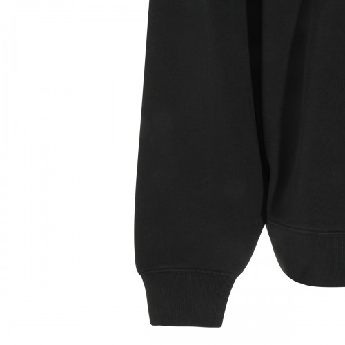 BLACK COTTON MILES COLLEGIATE SWEATSHIRT