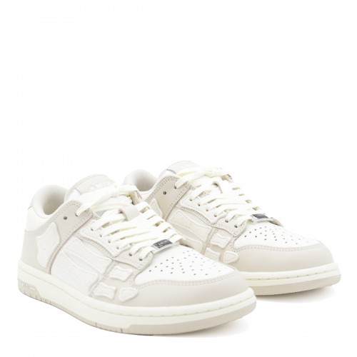 WHITE AND GREY LEATHER... 2
