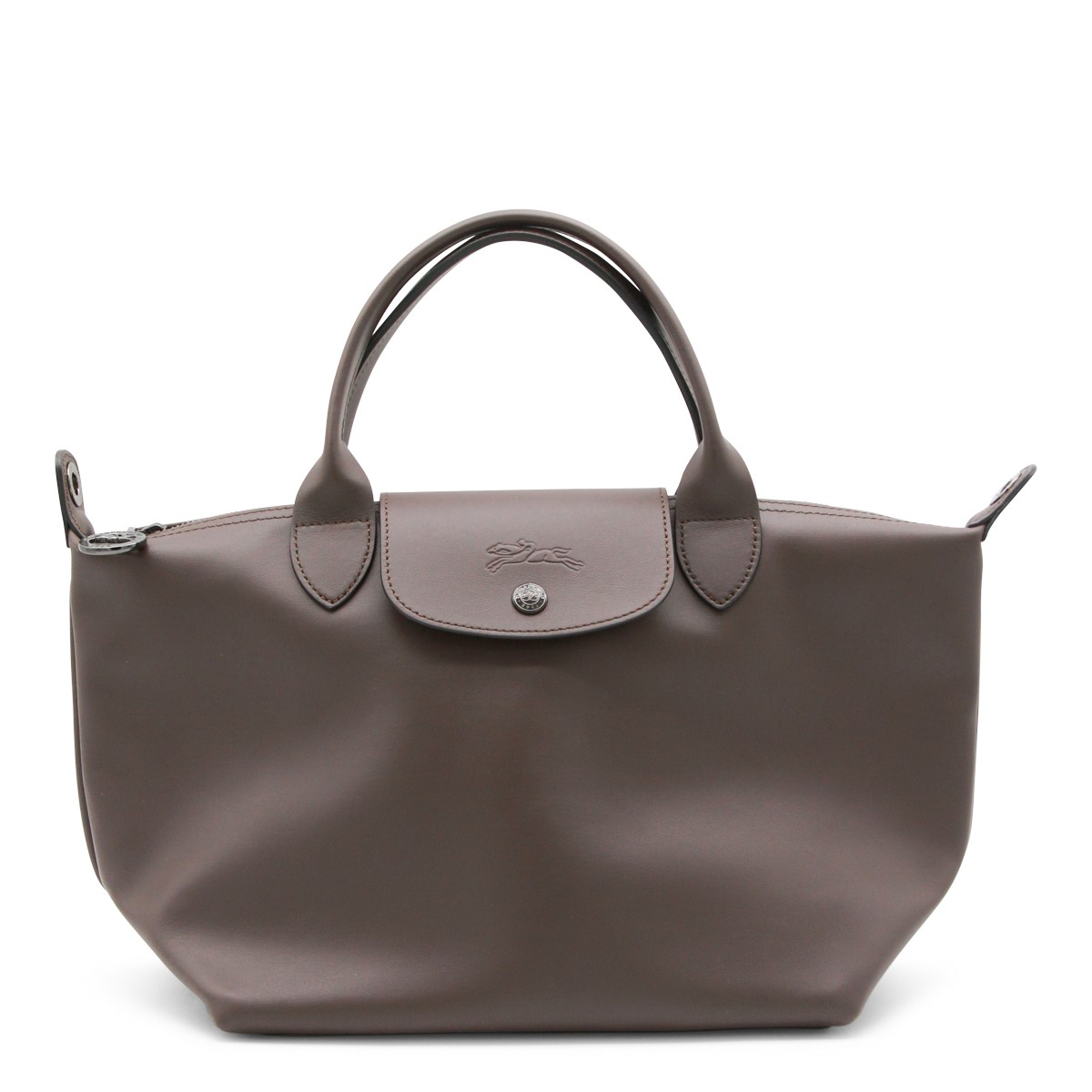 BROWN LEATHER LE PLIAGE ENERGY S TOTE
