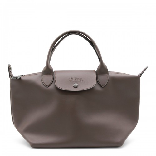 BROWN LEATHER LE PLIAGE ENERGY S TOTE