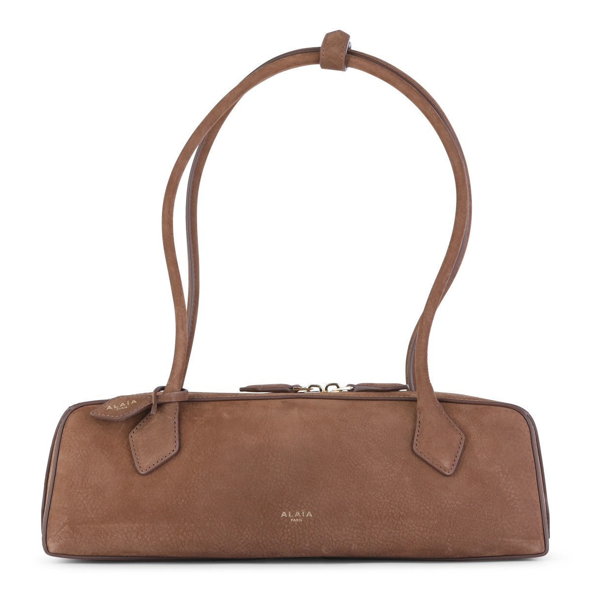 BROWN LEATHER LE TECKEL MEDIUM...