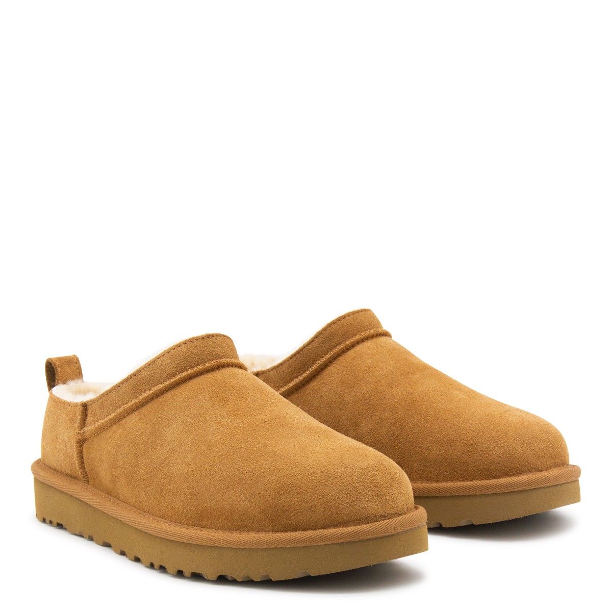 CAMEL LEATHER FLATS