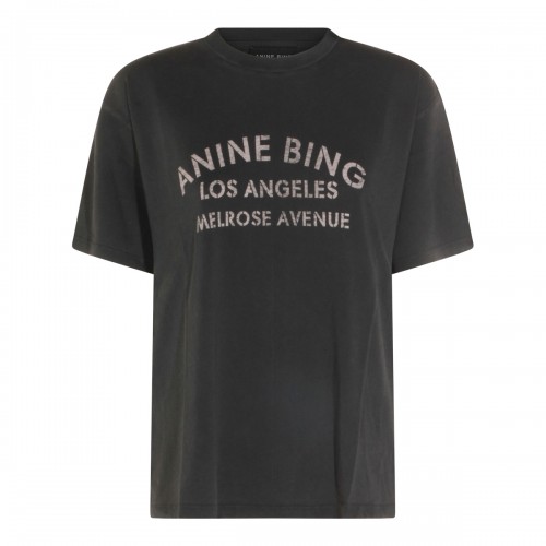 BLACK COTTON MELROSE T-SHIRT