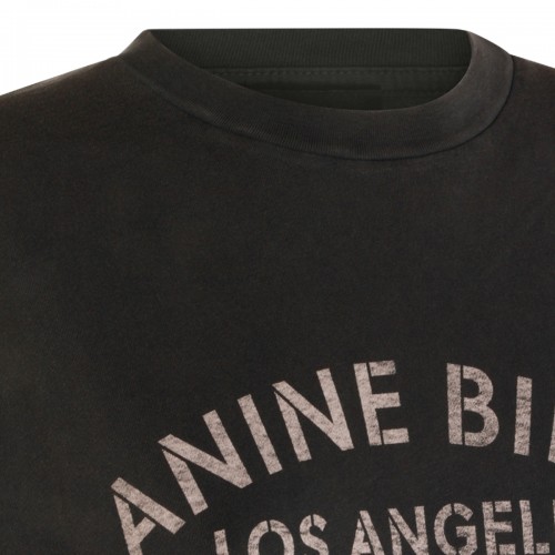 BLACK COTTON MELROSE T-SHIRT