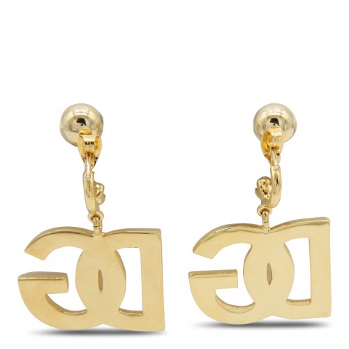 GOLD TONE BRASS EARRINGS