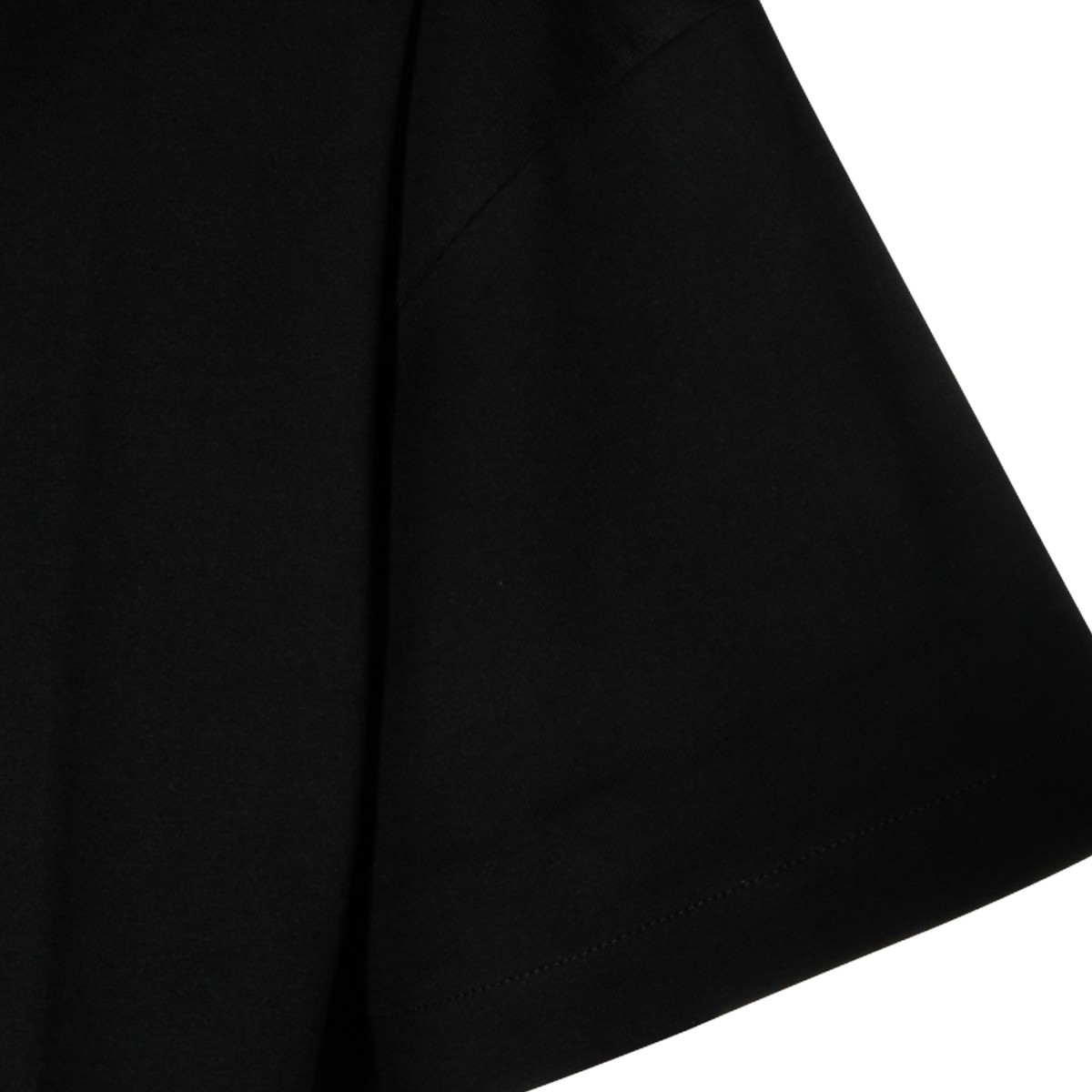 BLACK COTTON T-SHIRT