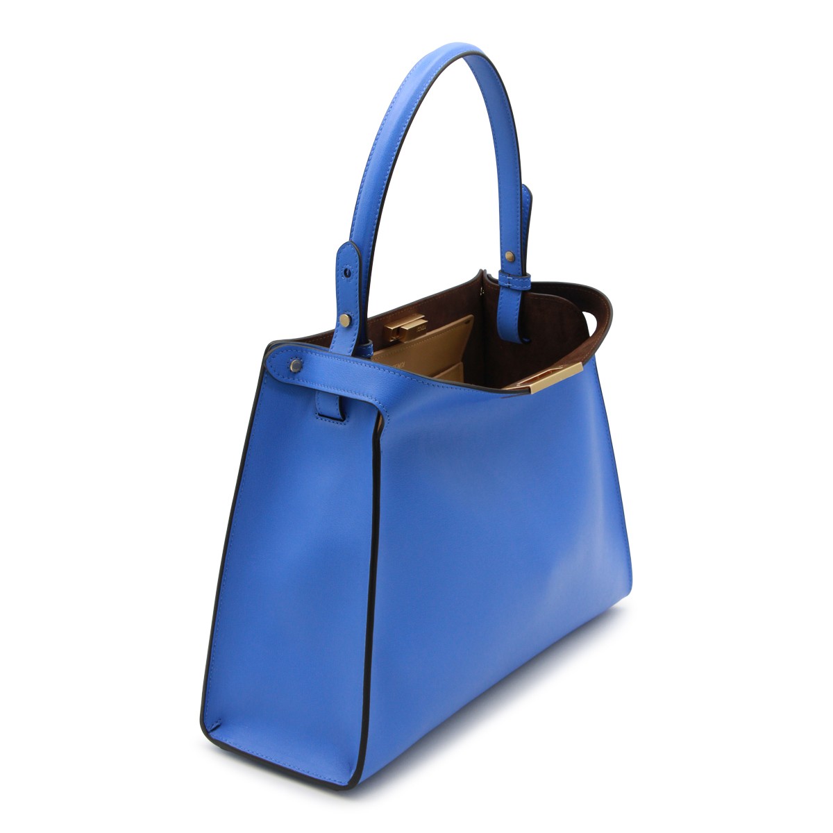 BLUE LEATHER FENDI WAY MEDIUM...