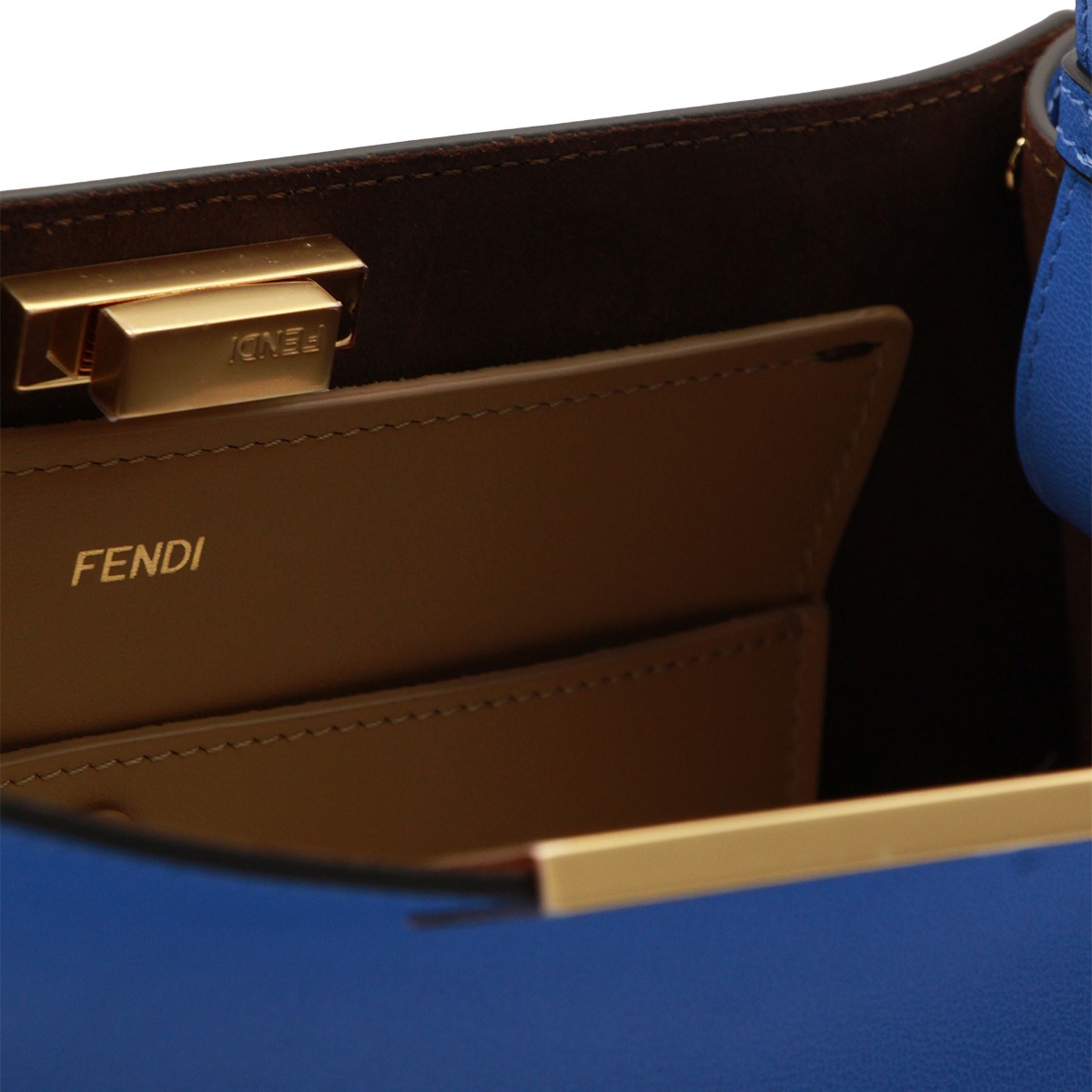 BLUE LEATHER FENDI WAY MEDIUM...