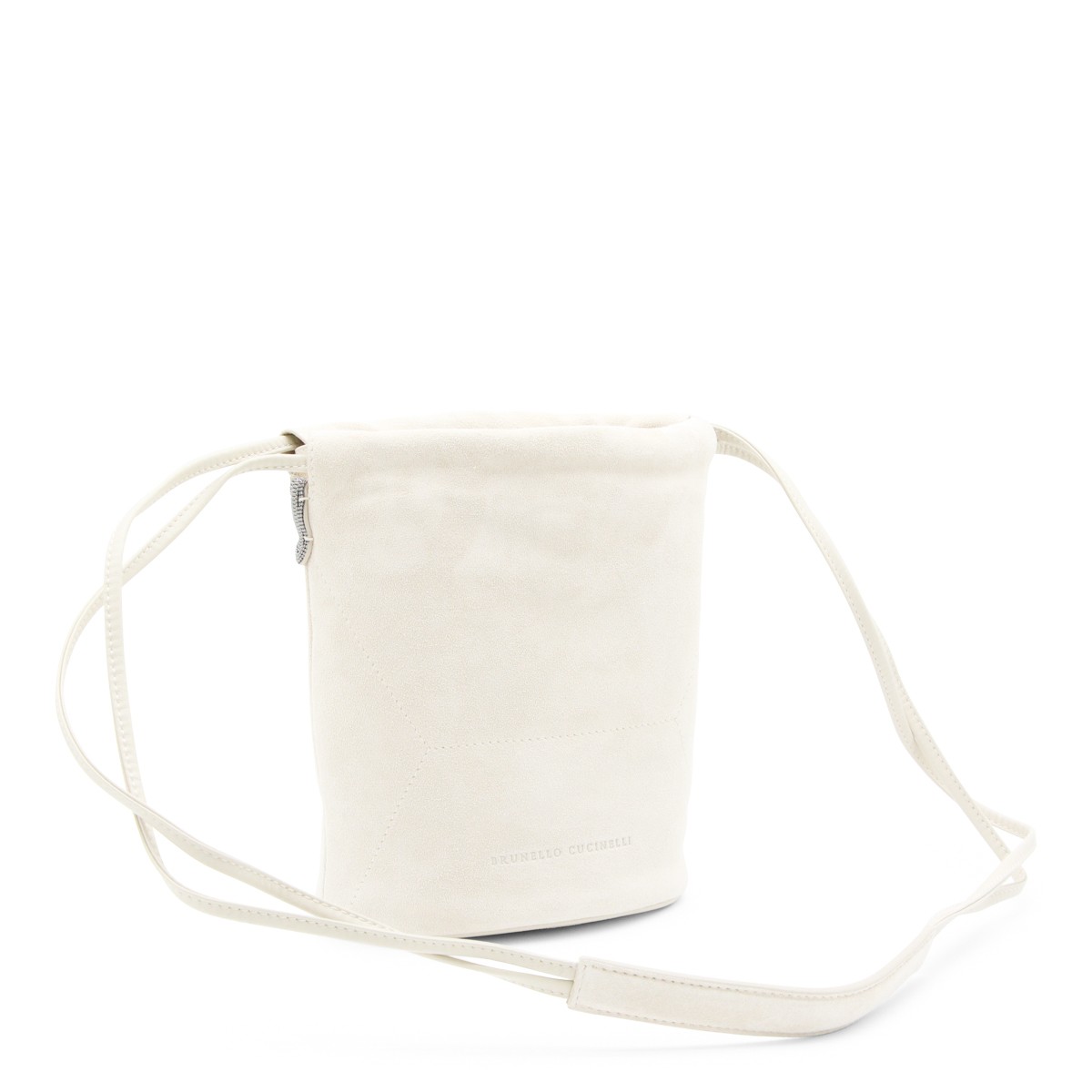 IVORY LEATHER CROSSBODY BAG