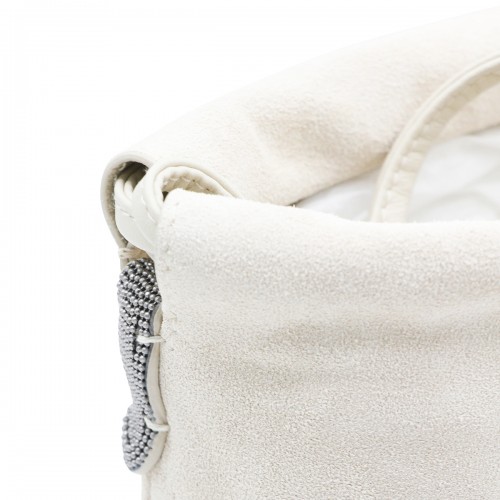 IVORY LEATHER CROSSBODY BAG