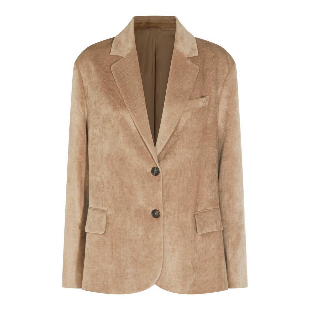 BEIGE VISCOSE BLAZER