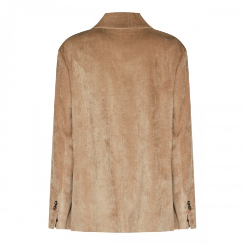 BEIGE VISCOSE BLAZER