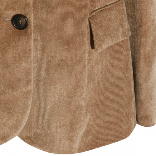 BEIGE VISCOSE BLAZER