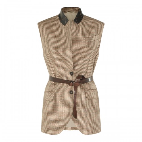 BROWN WOOL BLAZER