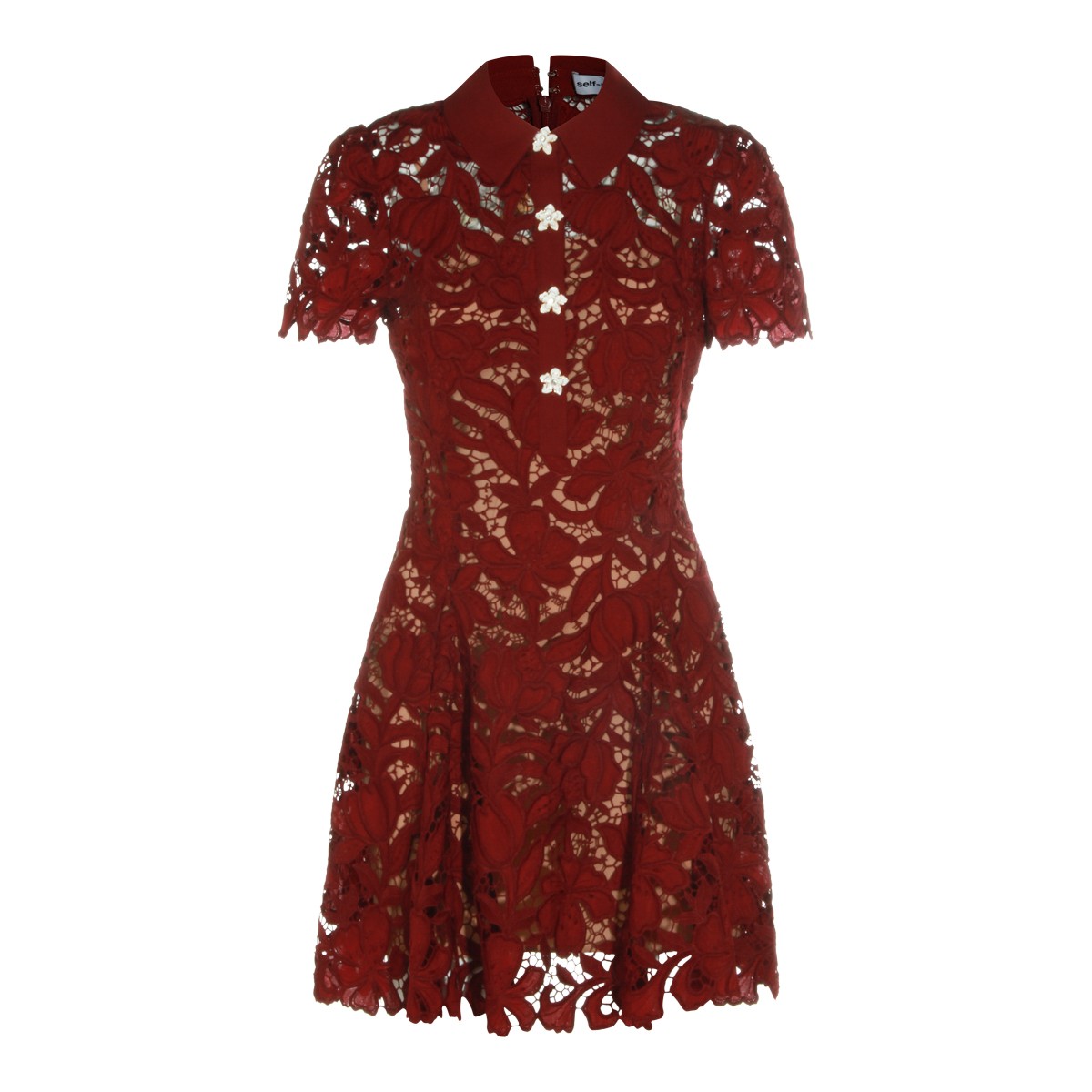 BURGUNDY DRESS