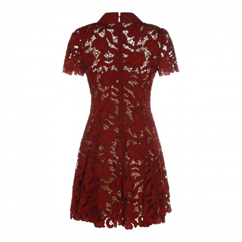 BURGUNDY DRESS