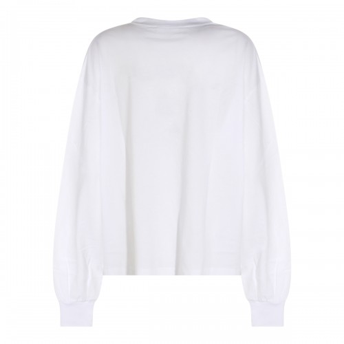 WHITE COTTON SWEATSHIRT 2
