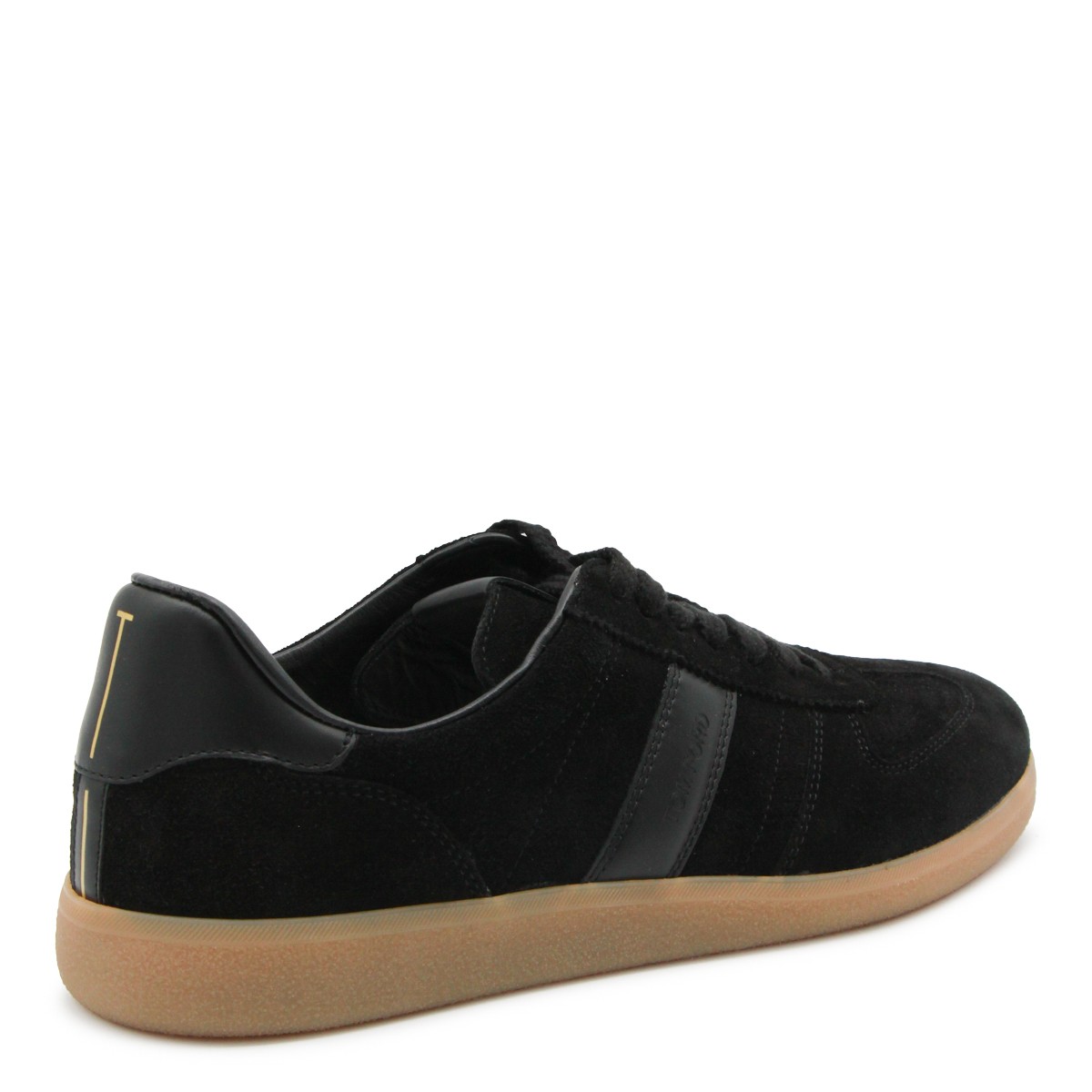 BLACK LEATHER SNEAKERS