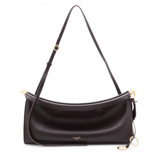 DARK BROWN LEATHER EAST...