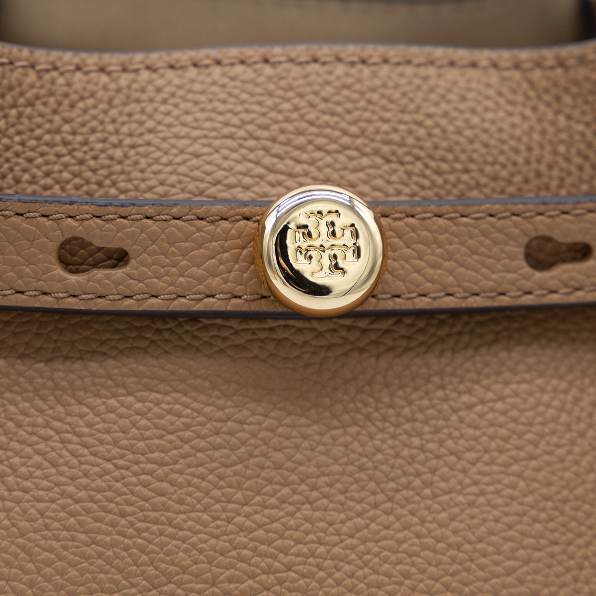 BROWN LEATHER ROMY SATCHEL