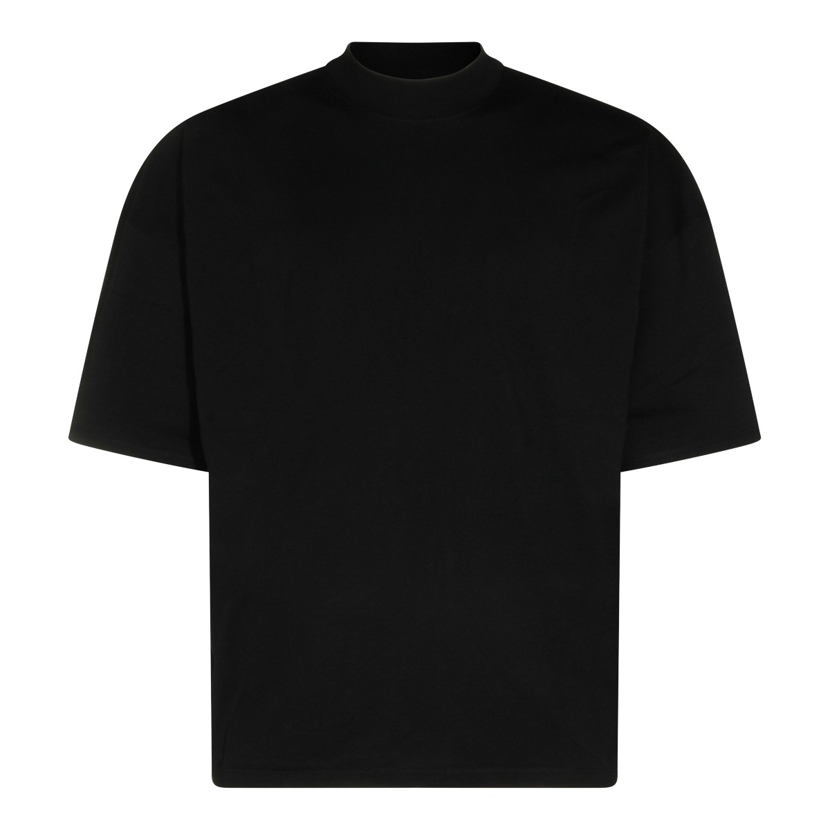BLACK COTTON T-SHIRT