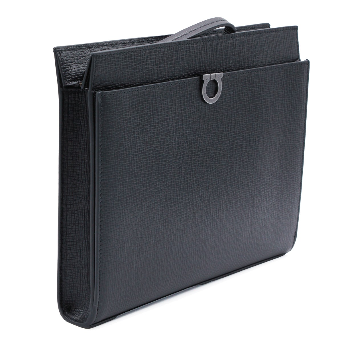 BLACK LEATHER POUCH