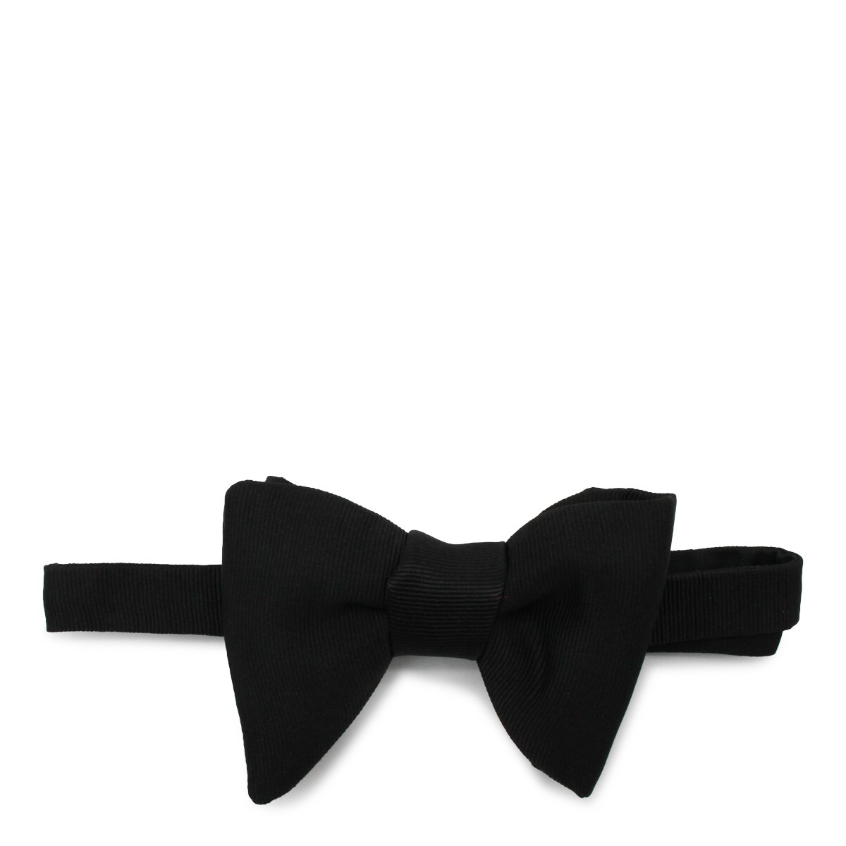 BLACK SILK BOW TIE