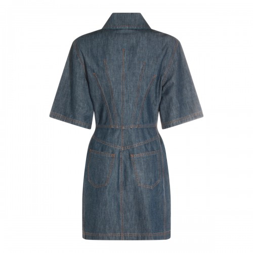 BLUE COTTON DRESS 2