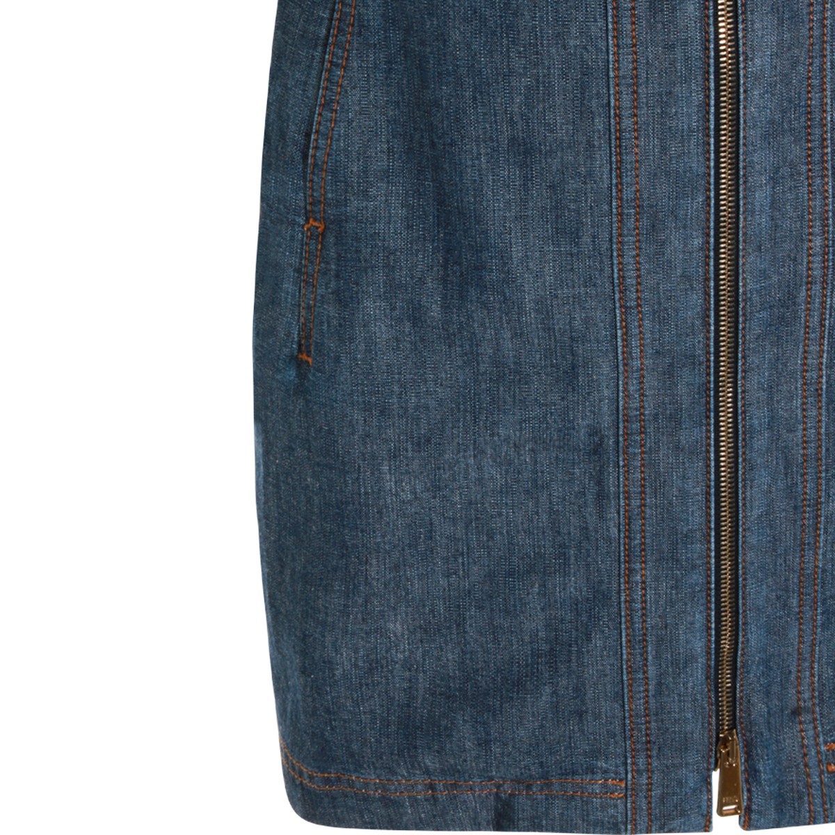 BLUE COTTON DRESS