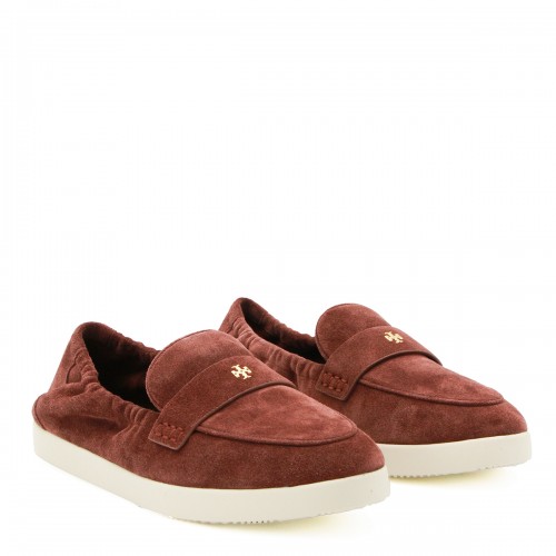 CHERRY LEATHER LOAFERS