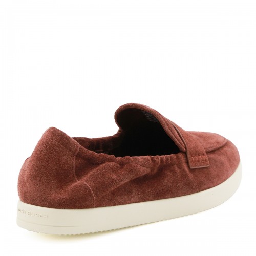 CHERRY LEATHER LOAFERS