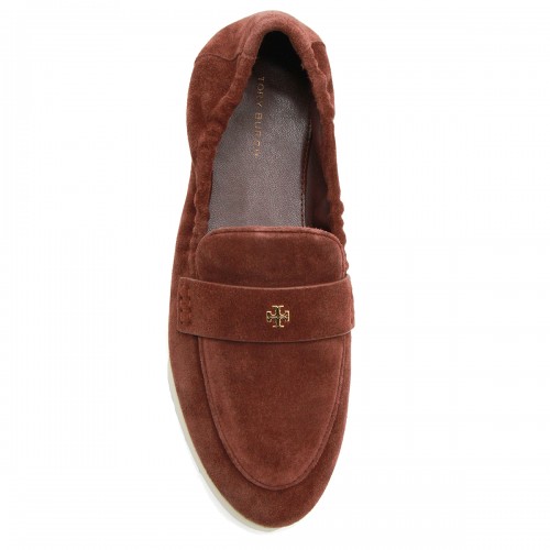 CHERRY LEATHER LOAFERS